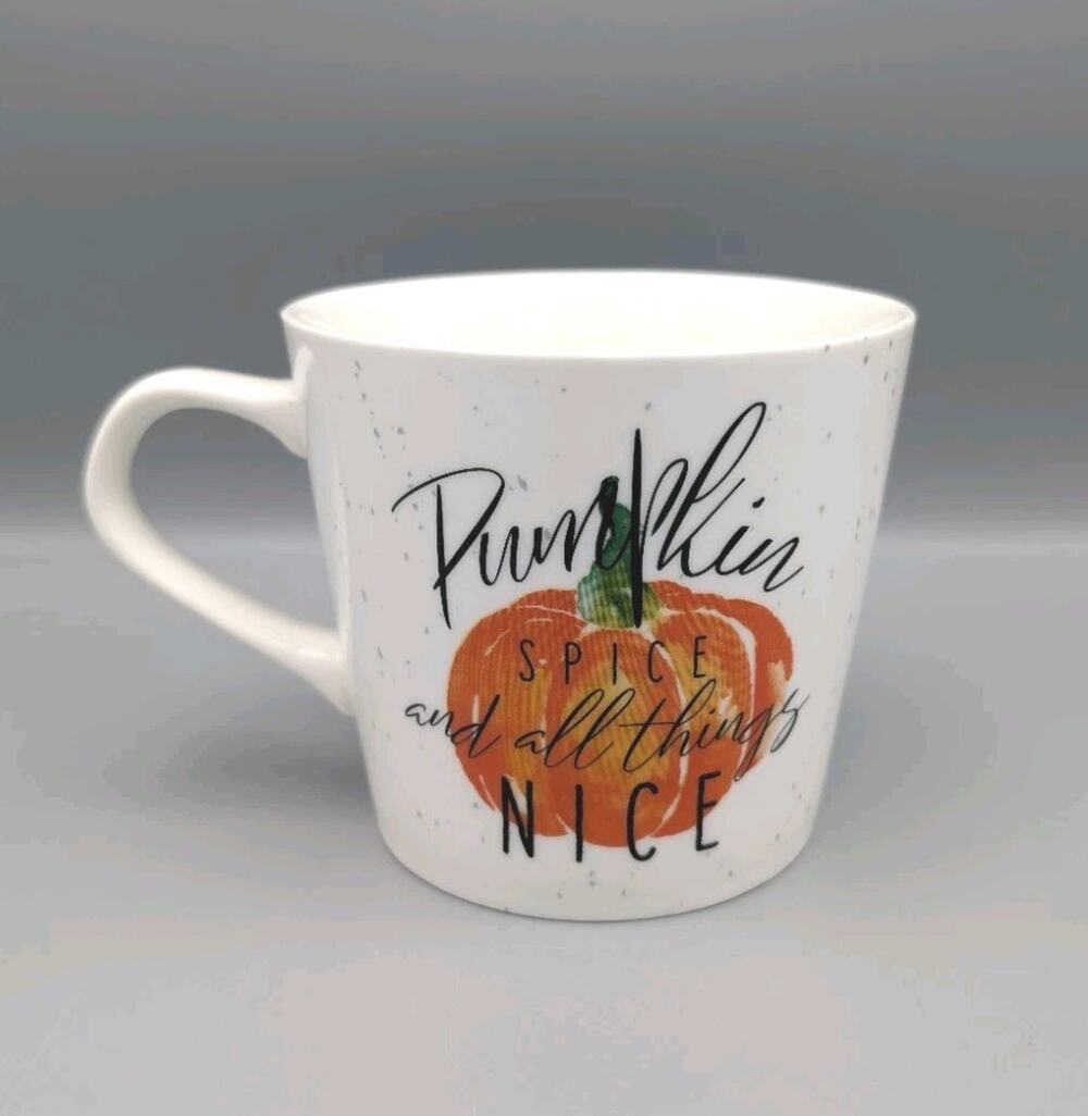 Sugar & Spice Baking Co Pumpkin Spice Mug Large Porcelain Fall Latte Soup Cup